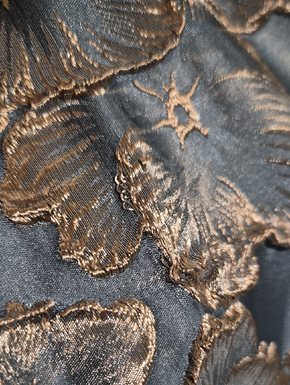 Womens Floral Puff-Sleeve Dress - Picture 8 of 9